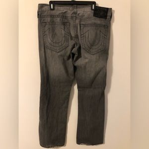 Men’s 36 True Religion Jeans Bobby Grey Black